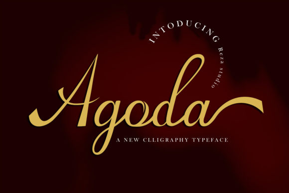 Agoda: A Stylish Script Font for Digital Marketing
