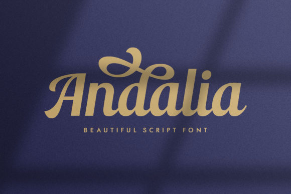 Andalia: A Script Font for Elegant Web Design