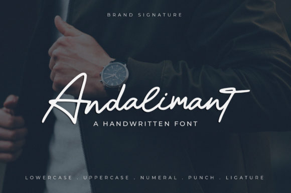 Andalimant: A Refined Script Font