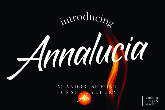 Annalucia: A Script Font for Web Design