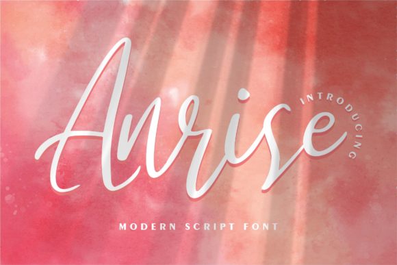 Anrise: A Script Font for Web Design