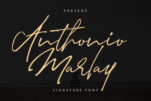 Anthonio Marlay: A Stylish Script Font