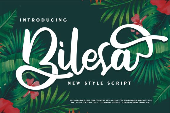 Bilesa: A Script Font for Creative Makers