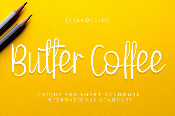 Butter Coffee: A Refined Script for Elegant Design