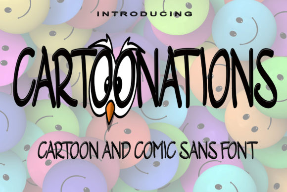 Cartoonations: A Script Font for Creative Design