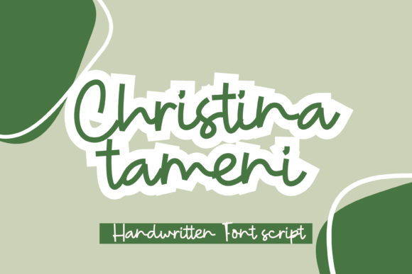 Christina Tameni: A Joyful Script Font