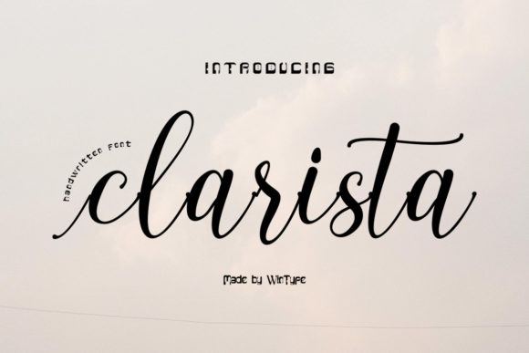 Clarista: A Handwritten Font for Elegant Design