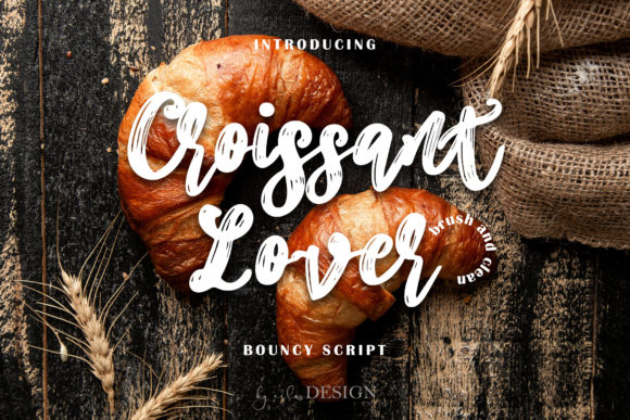 Croissant Lover Font: A Whimsical Script for Creative Branding