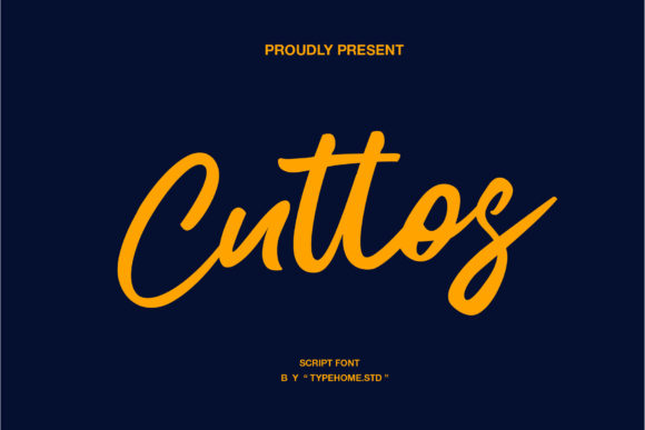 Cuttos: A Script Font for Business Elegance
