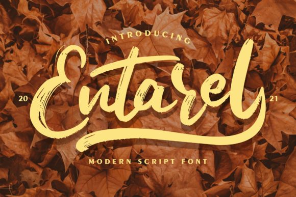 Entarel: A Script Font for Creative Makers
