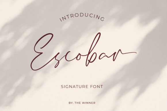 Escobar Font: Elegant Script for Business