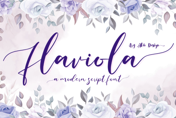 Falviola: A Script Font for Real-World Design