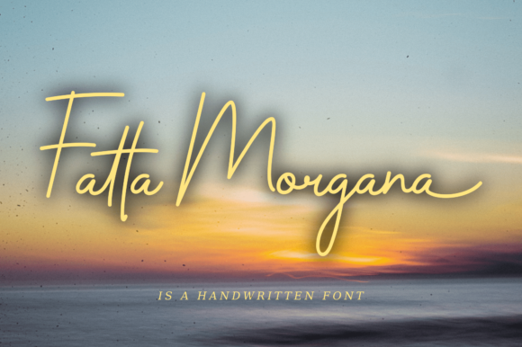 Fatta Morgana Font: Elegant Script for Craft Projects