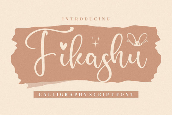 Fikashu: A Chic Script Font for Crafters