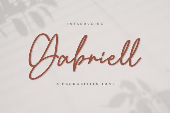 Gabriell Font: Whimsical Script for Creative Projects