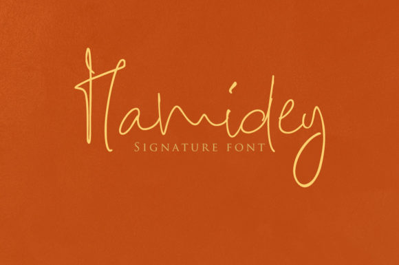 Hamidey: A Script Font for Real Design Work