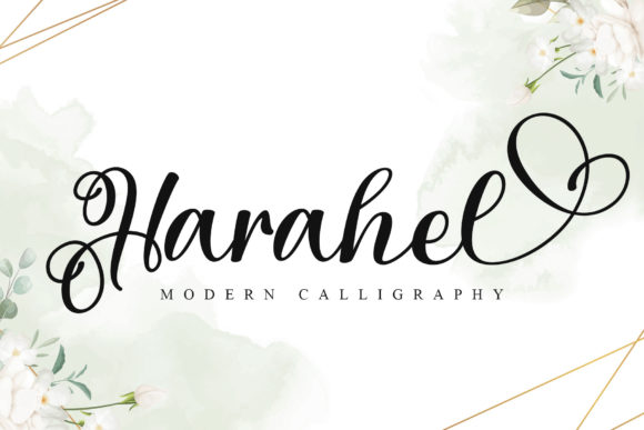 Harahel: A Handwritten Font for Professional Branding