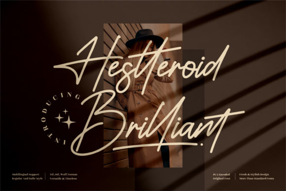 Hestteroid Brilliant Font Review