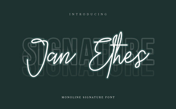 Jan Ethes: A Script Font for Real Design Work