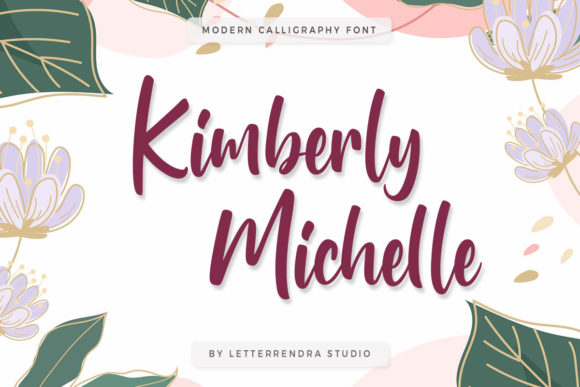 Kimberly Michelle: A Script Font for Creative Campaigns