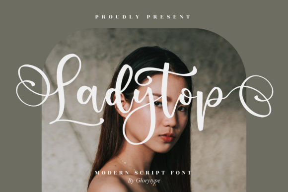 Ladytop: A Script Font for Creative Design