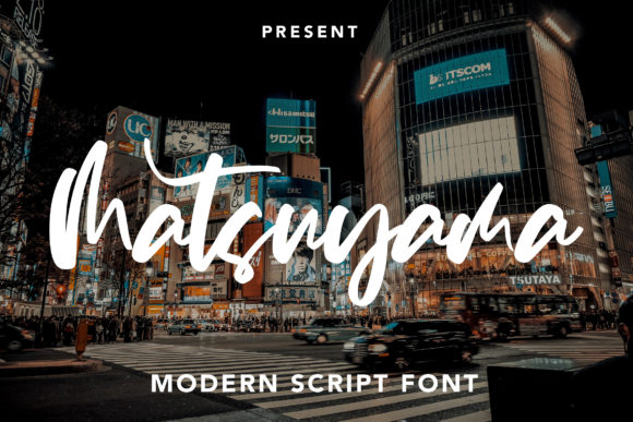 Matsuyama: A Trendy Script Font for Digital Marketing