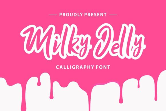 Milky Jelly: A Delicate Script Font