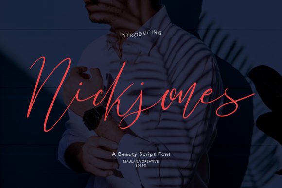 Nickjones: A Luxurious Script Font