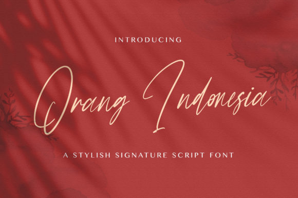 Orang Indonesia Font for Web Design