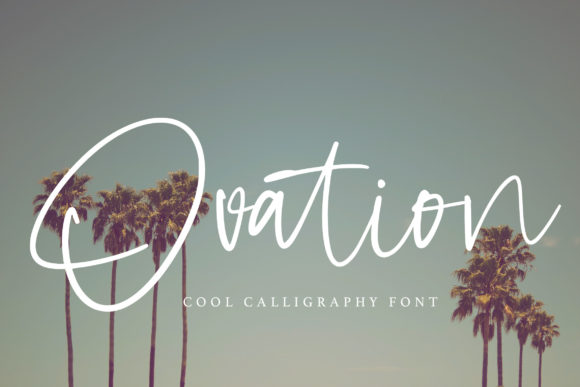 Ovation: A Flowing Script Font