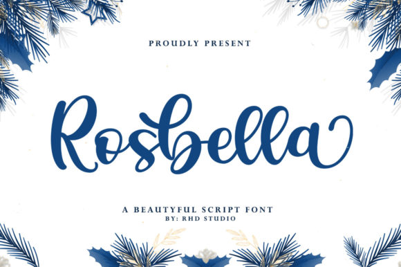 Rosbella: A Playful Script Font