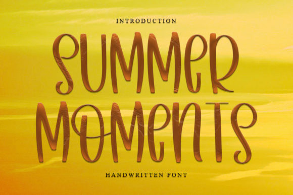 Summer Moments Font Review