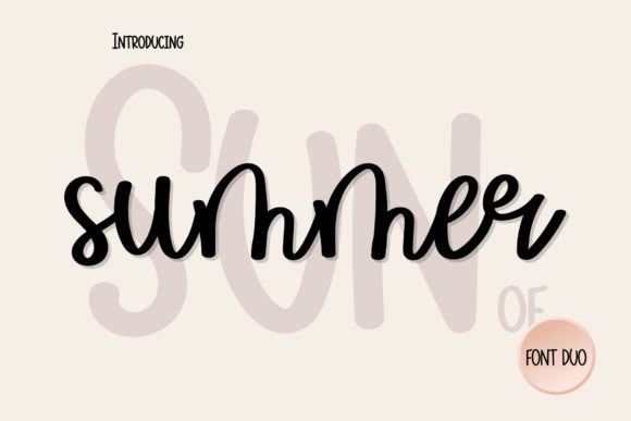 Sun of Summer: A Versatile Script Font