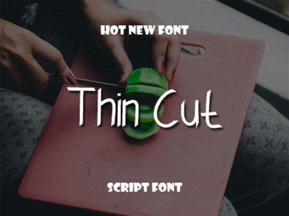 Thin Cut: A Font for Business Style